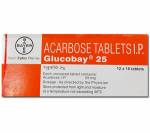 Glucobay 25 mg (10 pills)