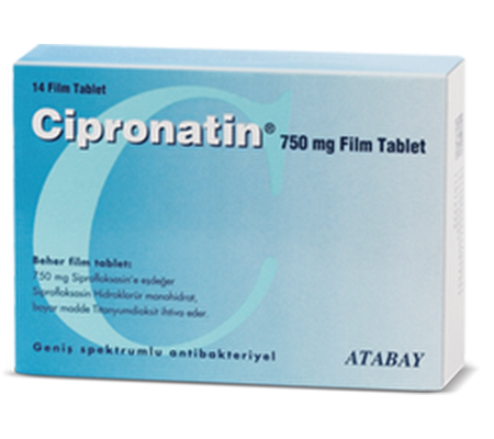 Cipronatin 750 mg (14 pills)